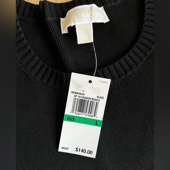 Pristine Short/cropped Michael Michael Kors Black Sweater - Picture 3 of 4